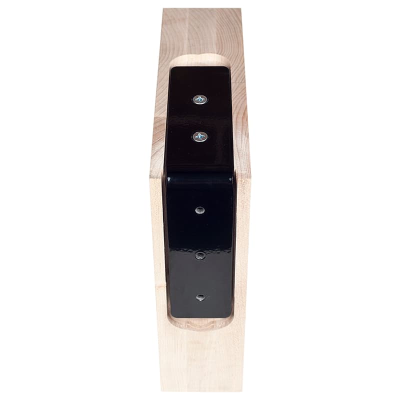 8" x 8" Corbel Rib Support, Black Finish Alt 1 - Image