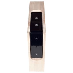 8" x 8" Corbel Rib Support, Black Finish Alt 1 - Image