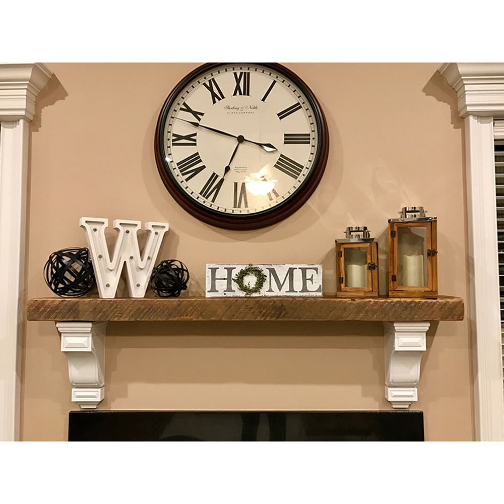8" x 8" Corbel Rib Support, Black Finish Alt 3 - Image