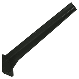 5" x 18-3/4" Floating Desk Bracket, Black Finish Main - Image