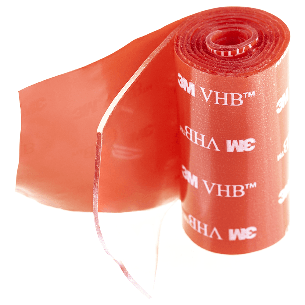 2" 3M VHB Tape Glass Fastening System, Clear Main - Image