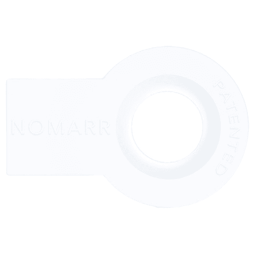 1-1/4" Nomarr Surface Protection, White Finish (100/Bag) Main - Image