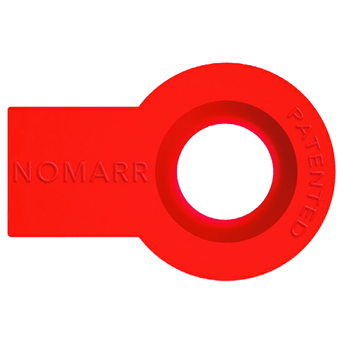 1-5/8" Nomarr Surface Protection, Red Finish (100/Bag) Main - Image