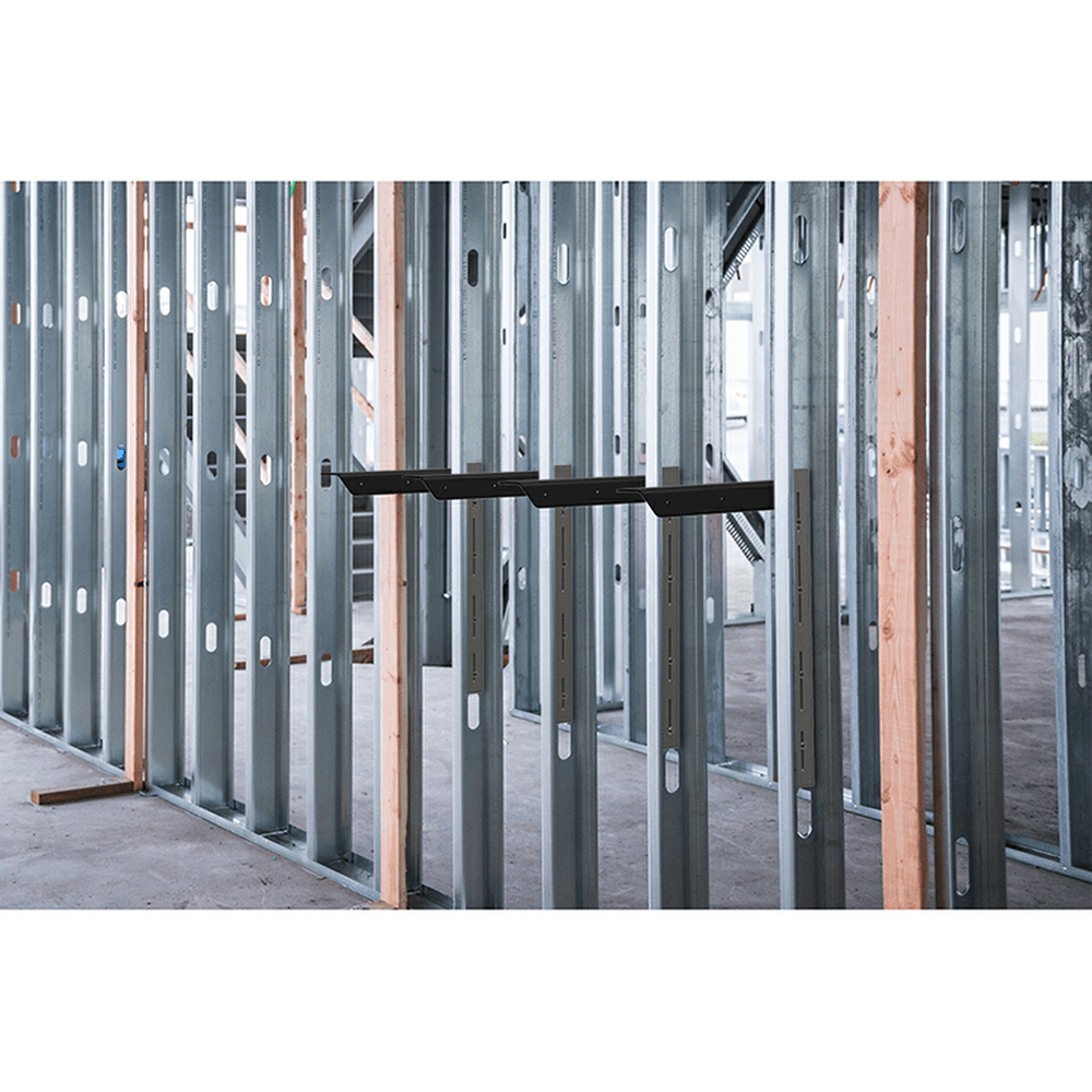 24" Stud Cantilever Plate, Steel Finish Alt 1 - Image
