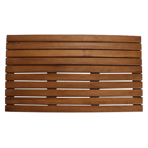 35-1/2" Lap Teak Shower Floor Insert Alt 1 - Image