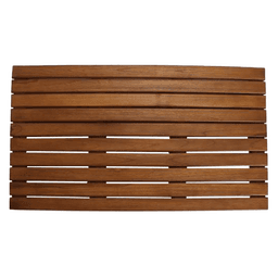 35-1/2" Lap Teak Shower Floor Insert Alt 1 - Image