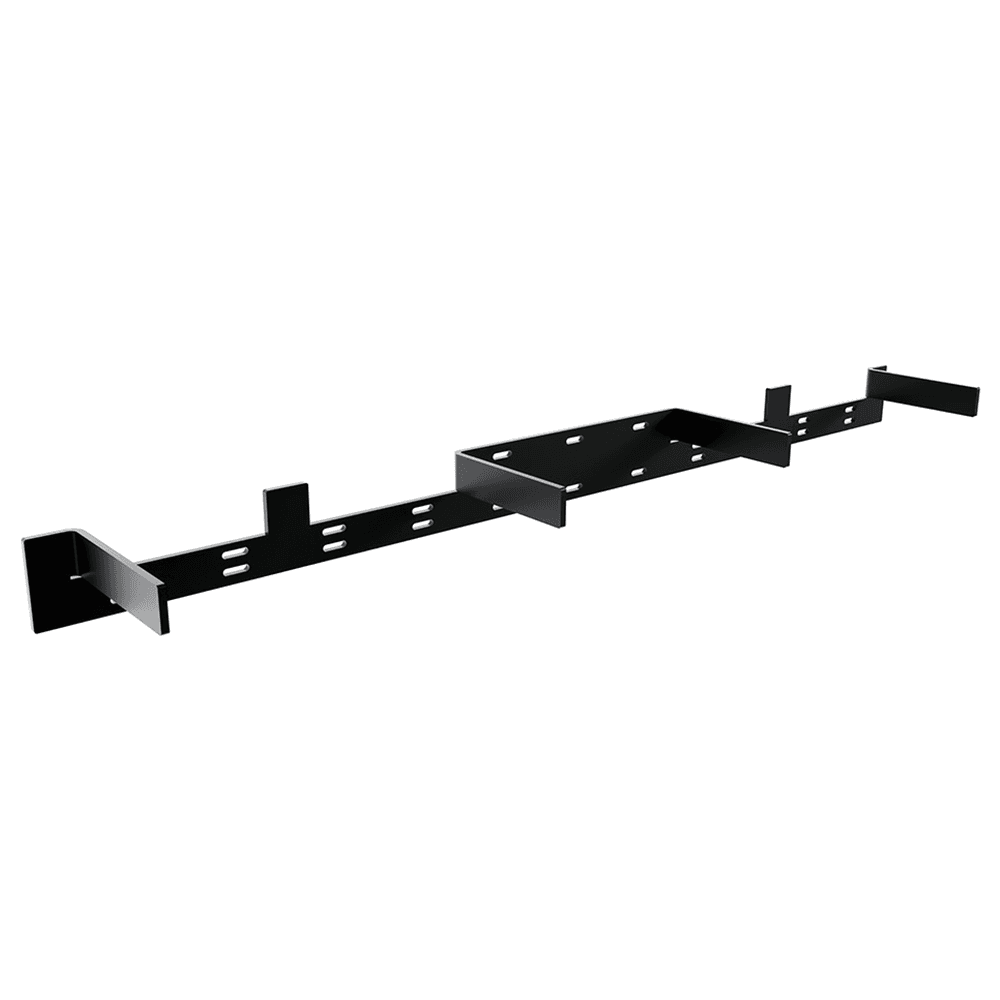58" x 4-1/2" Floating Fireplace Mantel Bracket, Flat Black Finish Main - Image