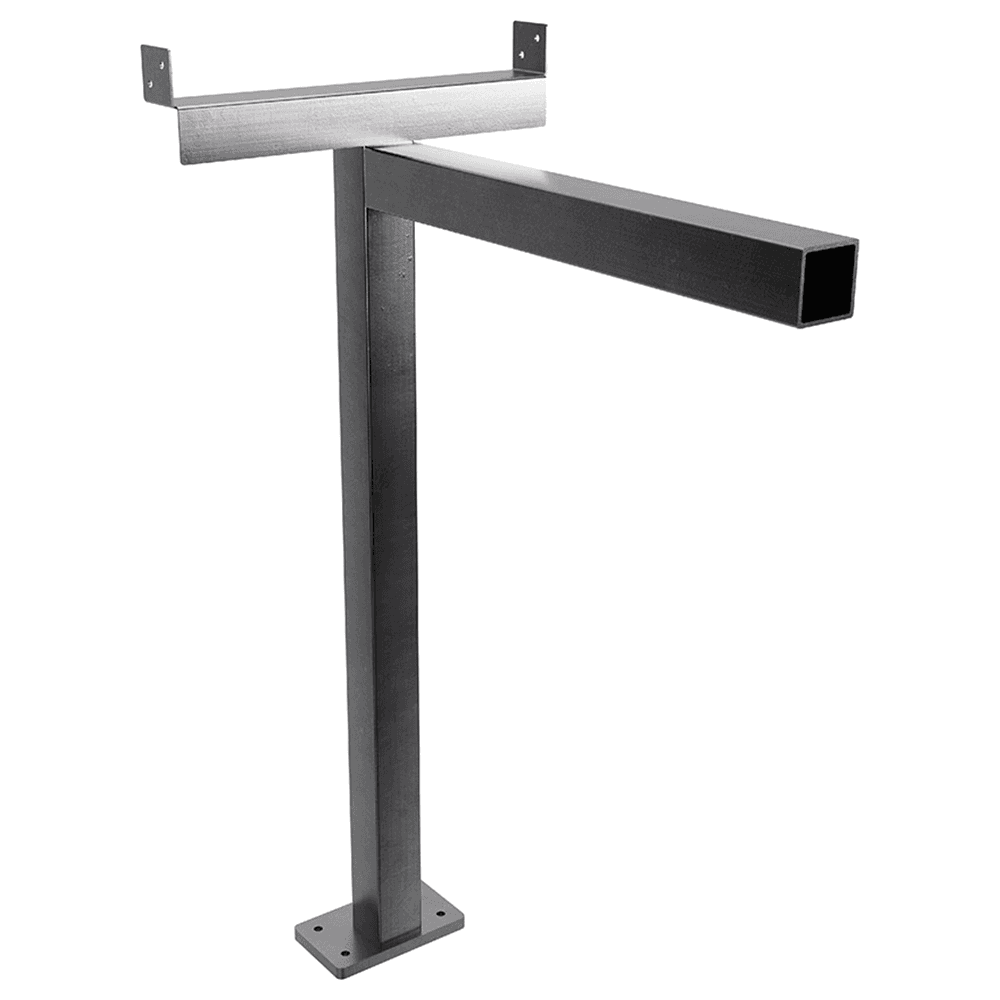 22-1/2" x 33" Olympus ADA Residential Floating Vanity Bracket, Steel Finish Main - Image