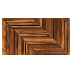35-1/2" Bombora Teak Shower Mat Main - Image