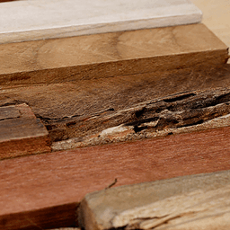 Native 3D Teak Wood Wall Panel, 3/4" Thick 7" x 21-1/4" (24/Pack) Alt 1 - Image