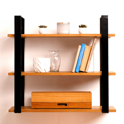 24" Shelf Insert, Teak Alt 1 - Image