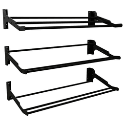 13-1/2" x 27-1/4" Wine Display Shelf Rack, Black Finish Main - Image