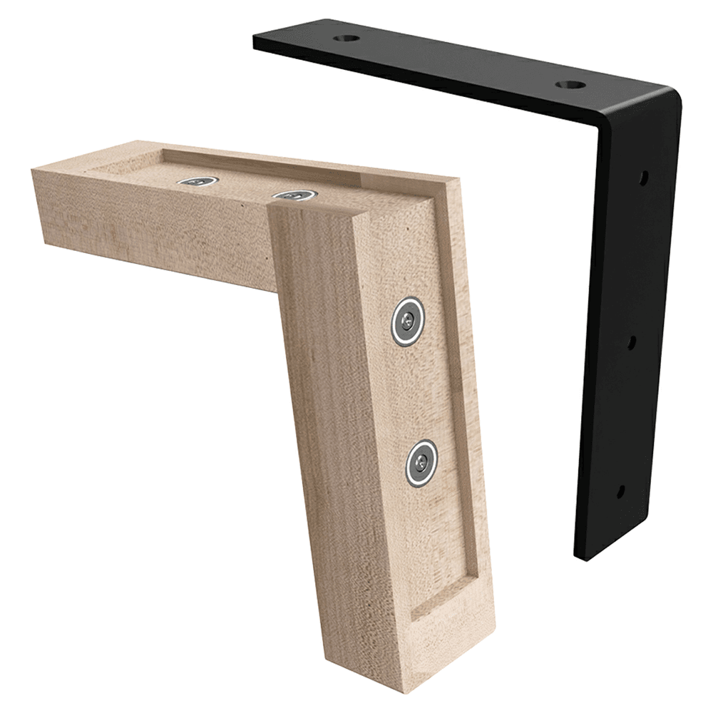 10" x 3" x 10" Wiltshire Magnetic Click Corbel, Maple Alt 2 - Image