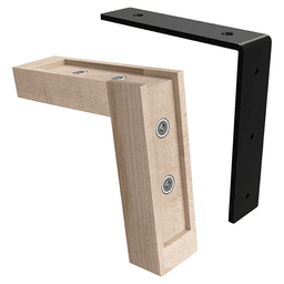 10" x 3" x 10" Wiltshire Magnetic Click Corbel, Maple Alt 2 - Image