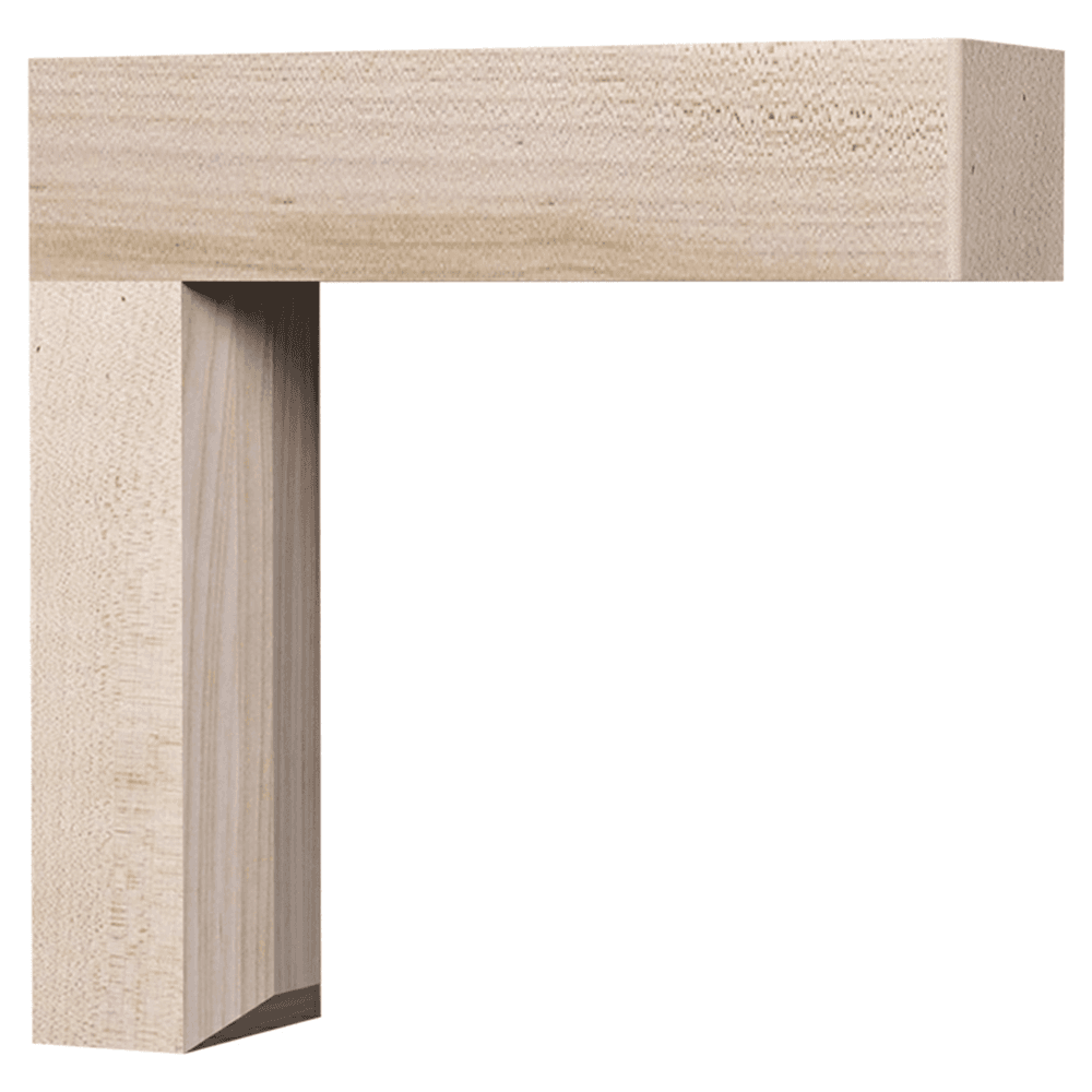 10" x 3" x 10" Glastonbury Magnetic Click Corbel, Maple Main - Image