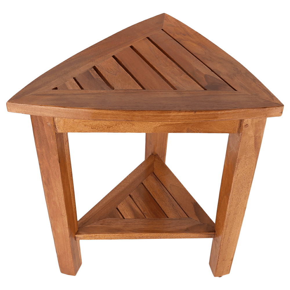 Sereni Teak Shower Stool Alt 1 - Image