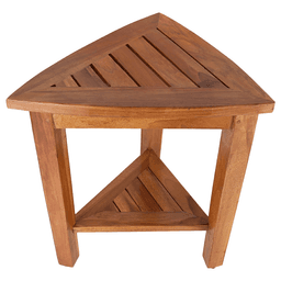 Sereni Teak Shower Stool Alt 1 - Image
