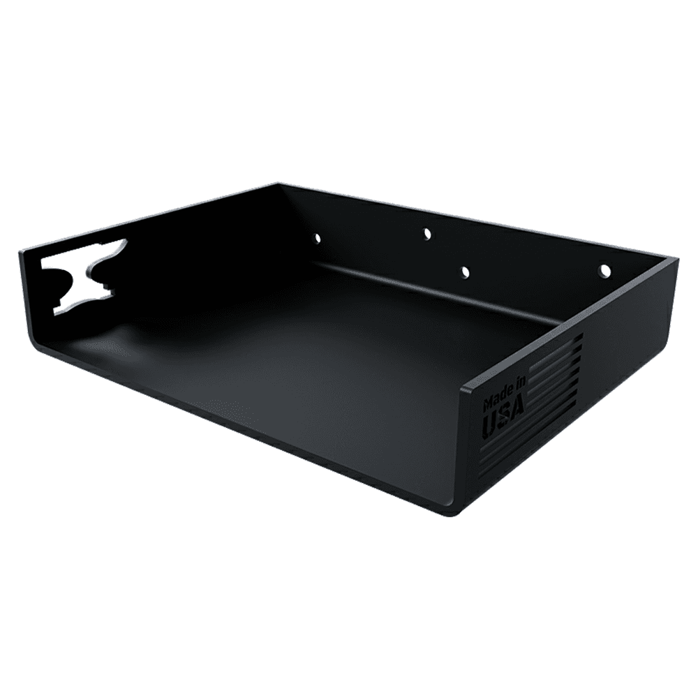 8-1/2" x 6-1/2" x 2-3/4" Concealed Storage Floating Shelf, White Alt 1 - Image