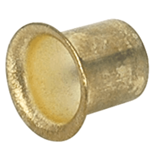 1/4" shelf support steel sleeve with brass finish from Us Futaba