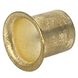 1/4" shelf support steel sleeve with brass finish from Us Futaba