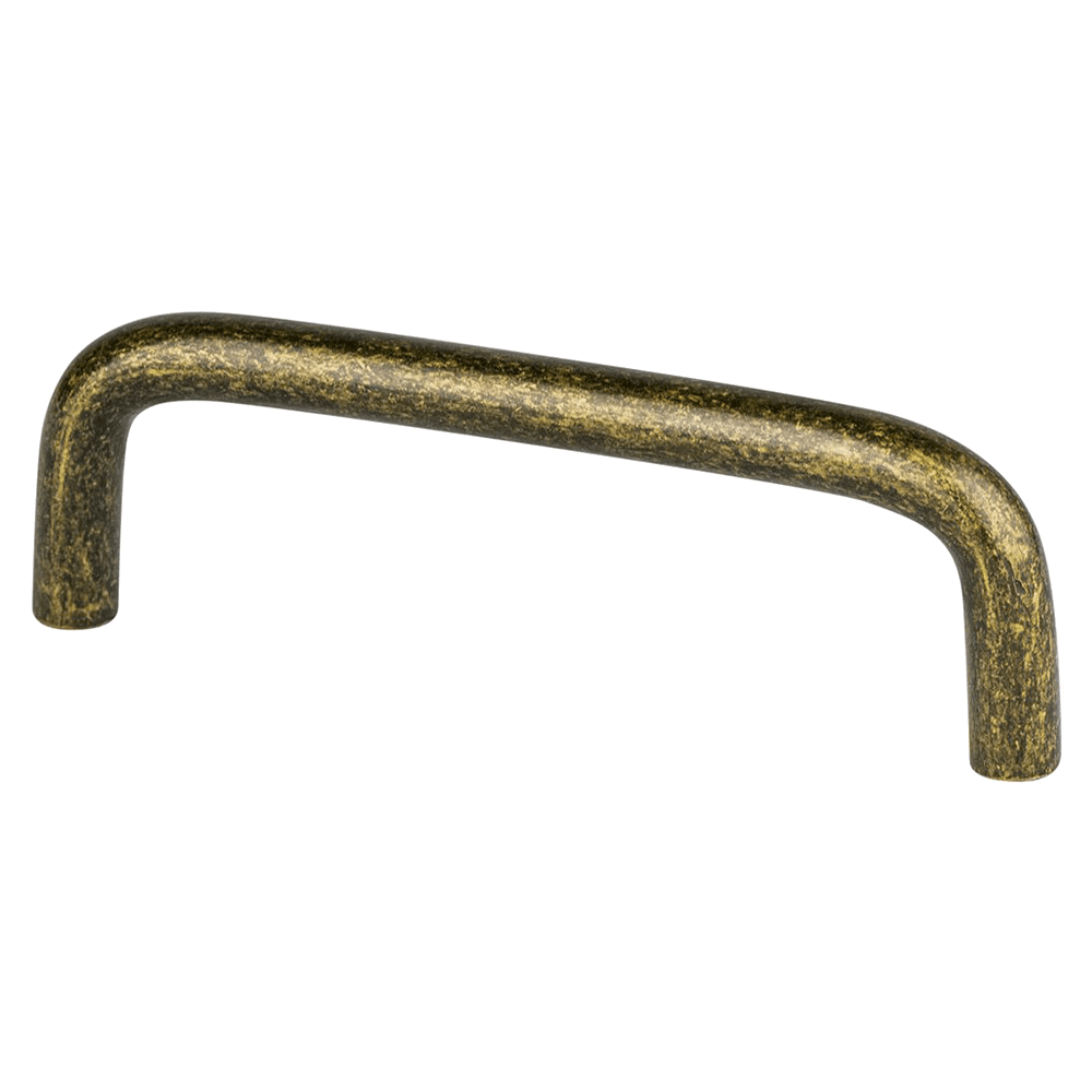 Sleek Satin Aluminum 3-1/2" Zurich Wire Pull by Berenson Hardware