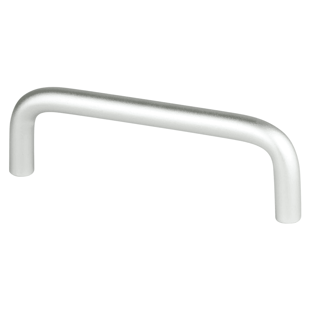 Berenson Hardware's Modern 3-1/2" Zurich Wire Pull in Satin Aluminum