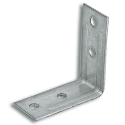 4" x 3/4" Corner Brace, Zinc - Alt Image 1