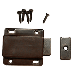 946 Magnetic Touch Latch, Brown - Main Image