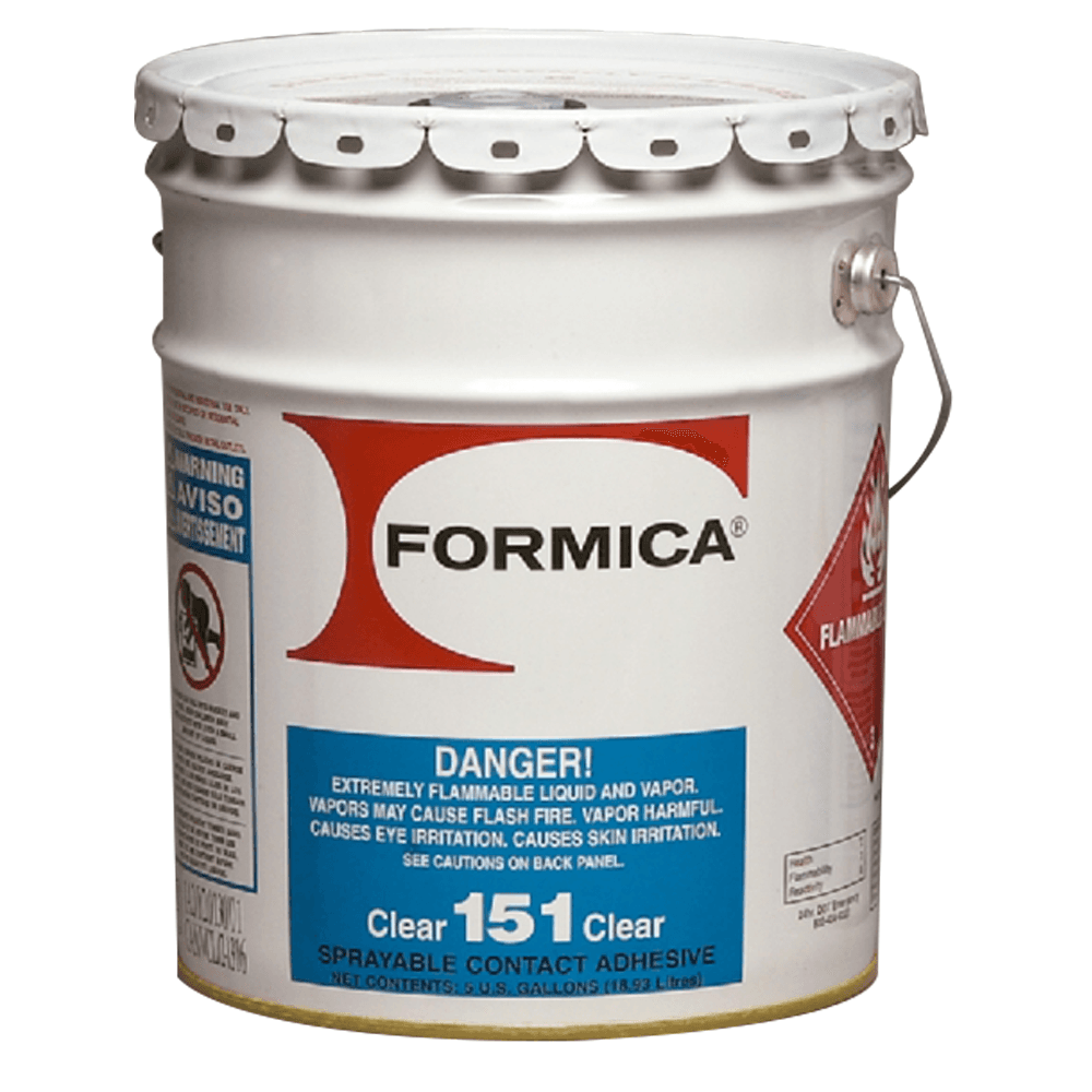 Neoprene Bulk Contact Adhesive, Clear, 5 Gallon Pail - Main Image