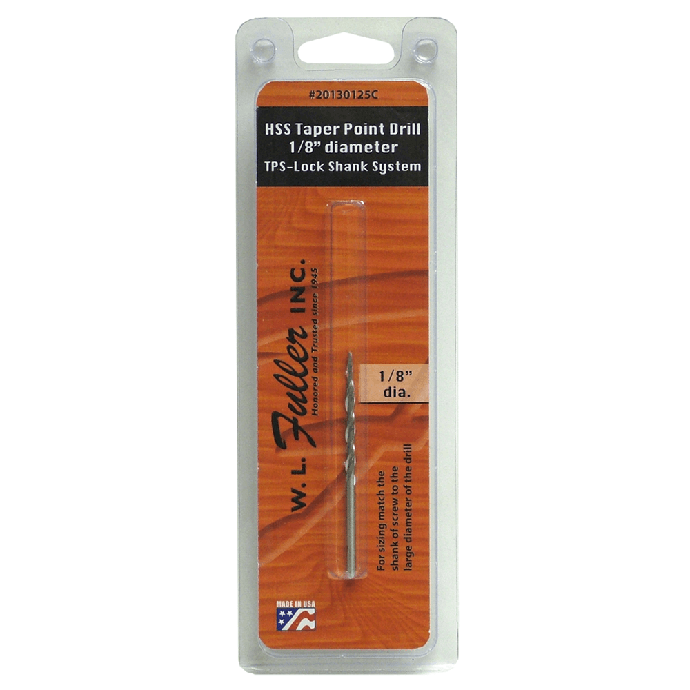 1/4" x 4" High-Speed Steel Taper Point Drill Bit, 1/4" Hex Shank - Alt Image 4
