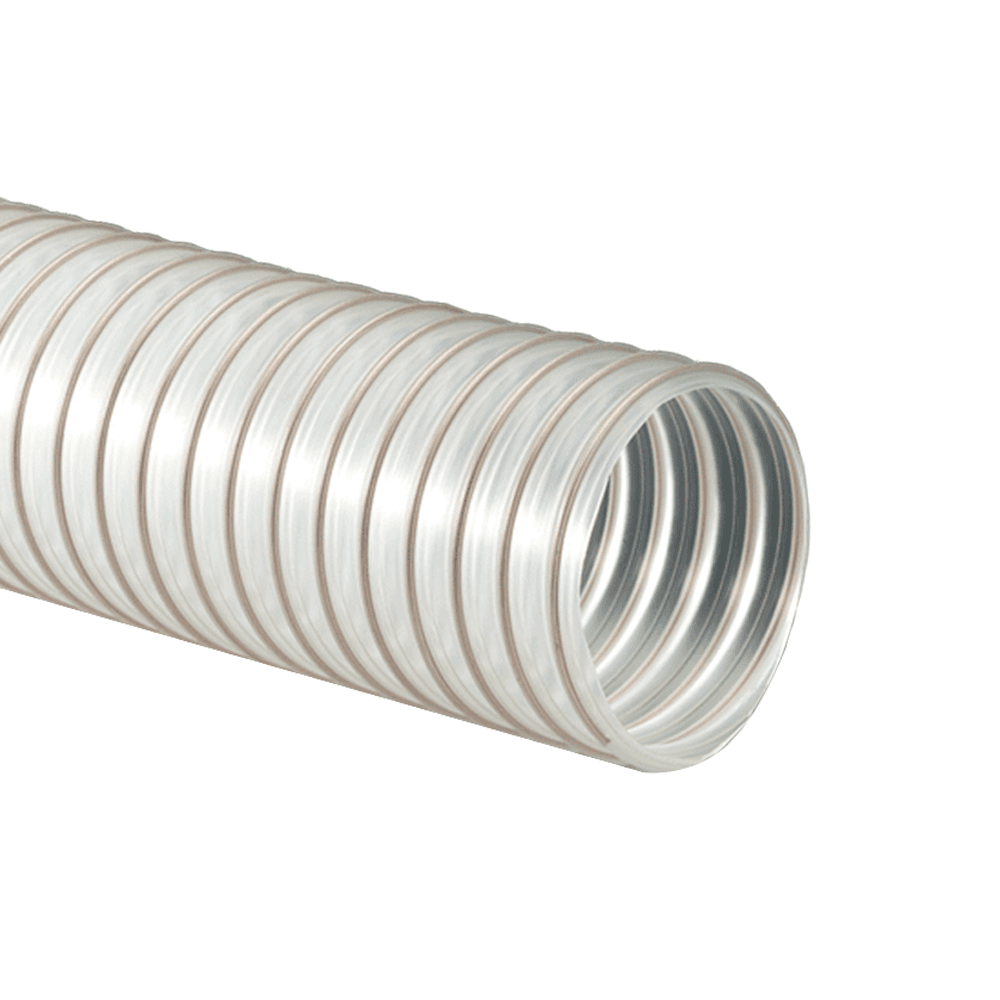 25' Thane LD Dust Hose, Clear, 10" Inside Diameter - Main Image