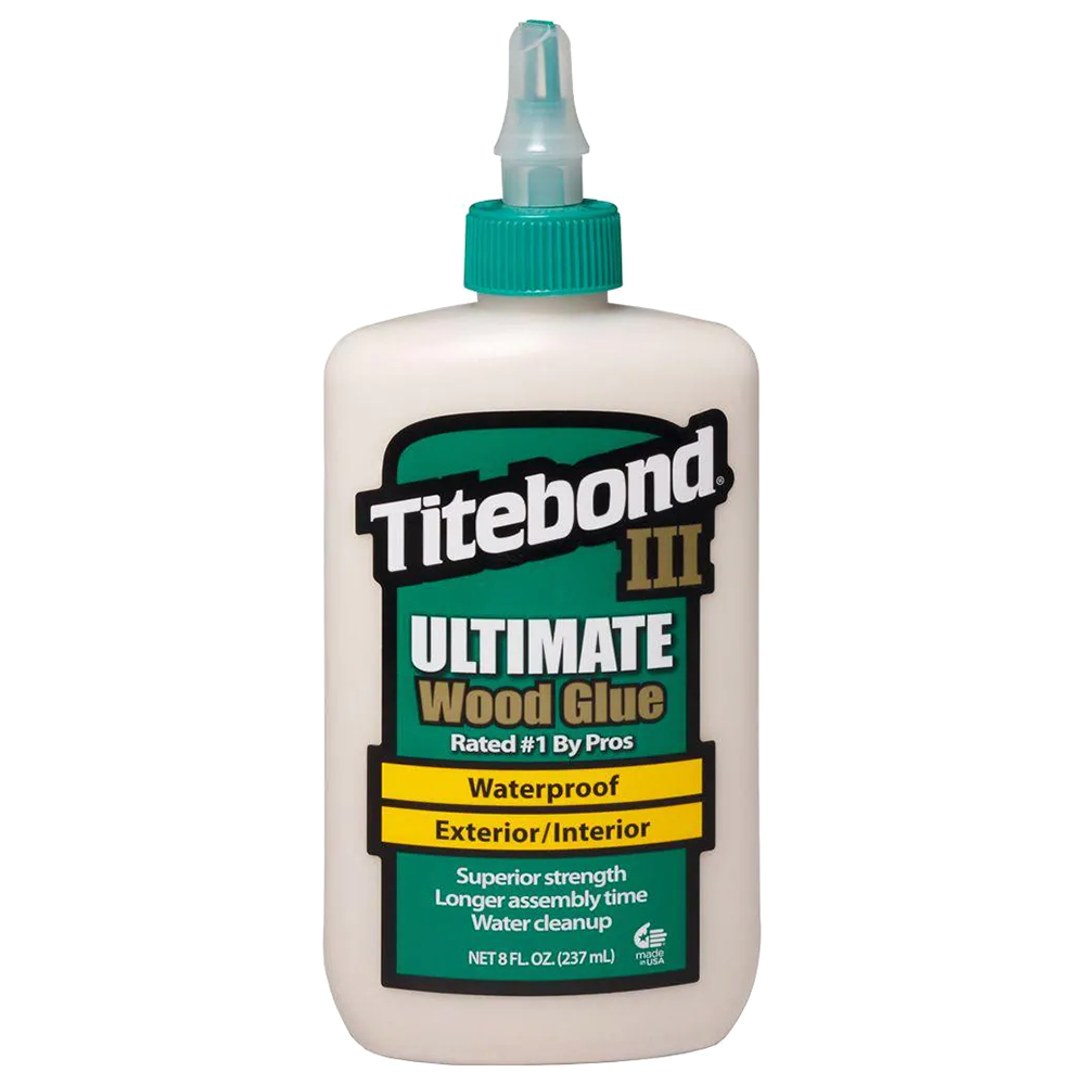 Titebond III Ultimate Wood Glue, Tan, 8 oz Bottle - Main Image