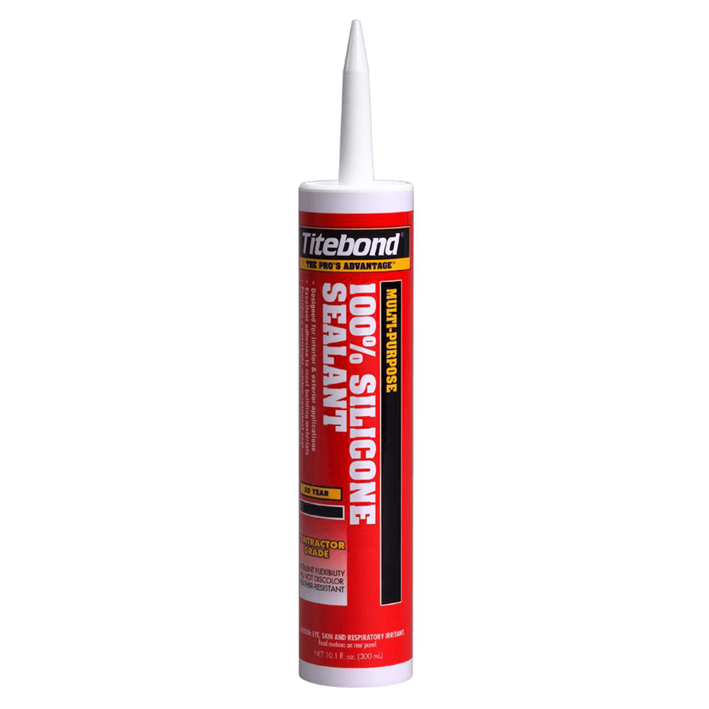 Titebond 10.1 oz Silicone Sealant, Clear - Main Image