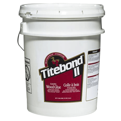 Titebond® II Dark Wood Glue, Light Brown, 5 Gallon Pail - Main Image