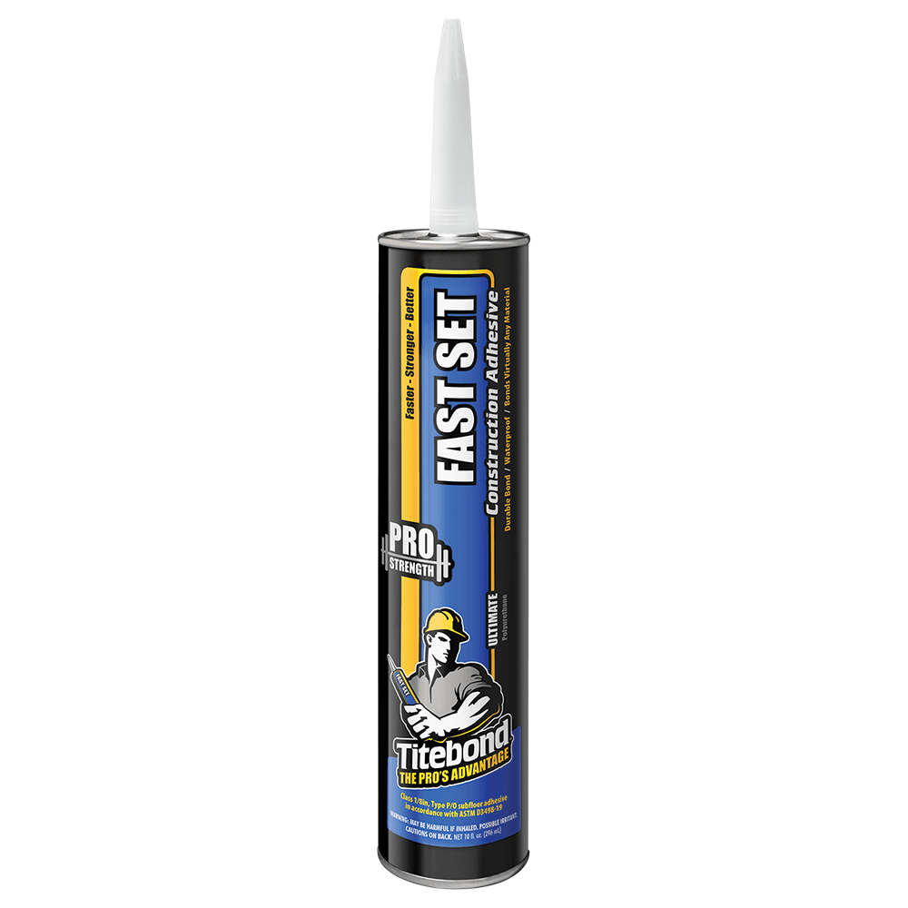 Titebond Fast Set Polyurethane Construction Adhesive, Brown, 10 oz Cartridge (12/Box) - Main Image