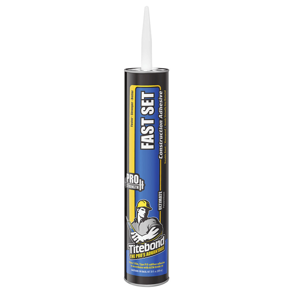 Titebond Fast Set Polyurethane Construction Adhesive, Brown, 10 oz Cartridge (12/Box) - Alt Image 1