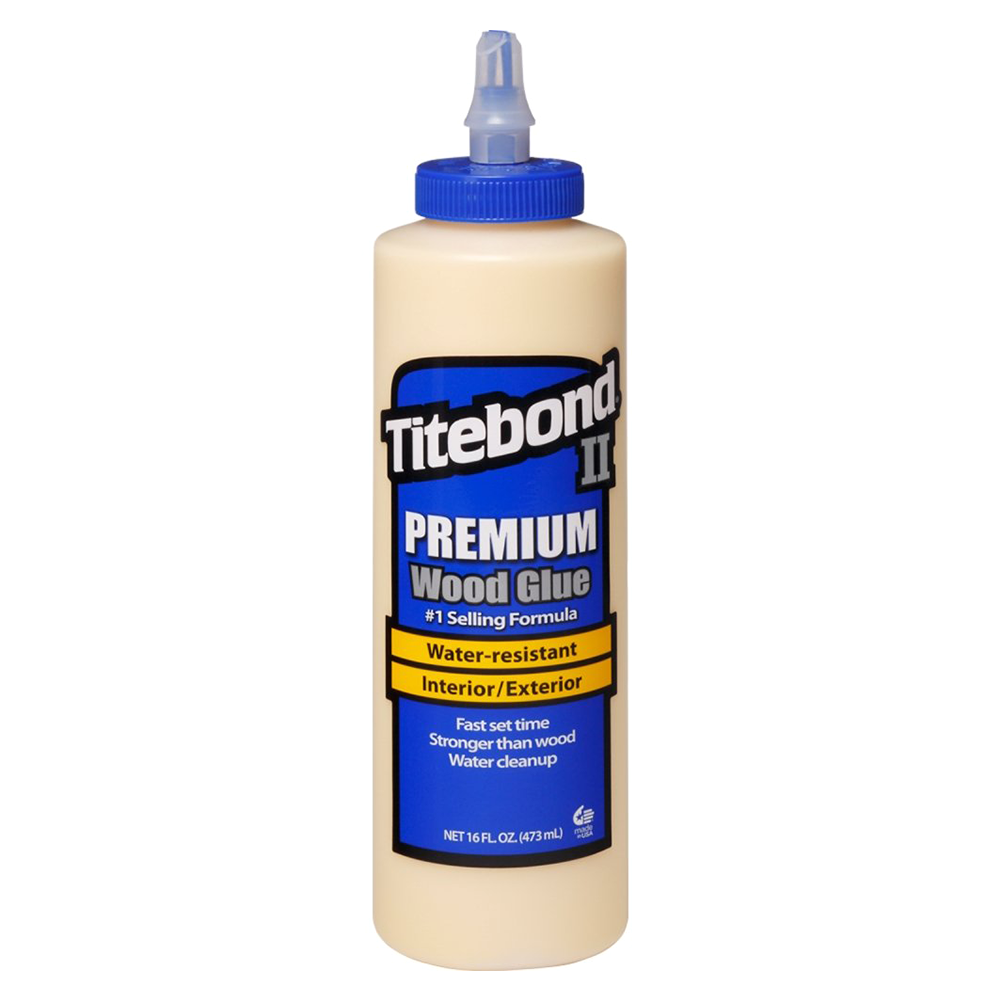 Titebond® II Premium Wood Glue, Honey Cream, 16 oz Bottle - Main Image