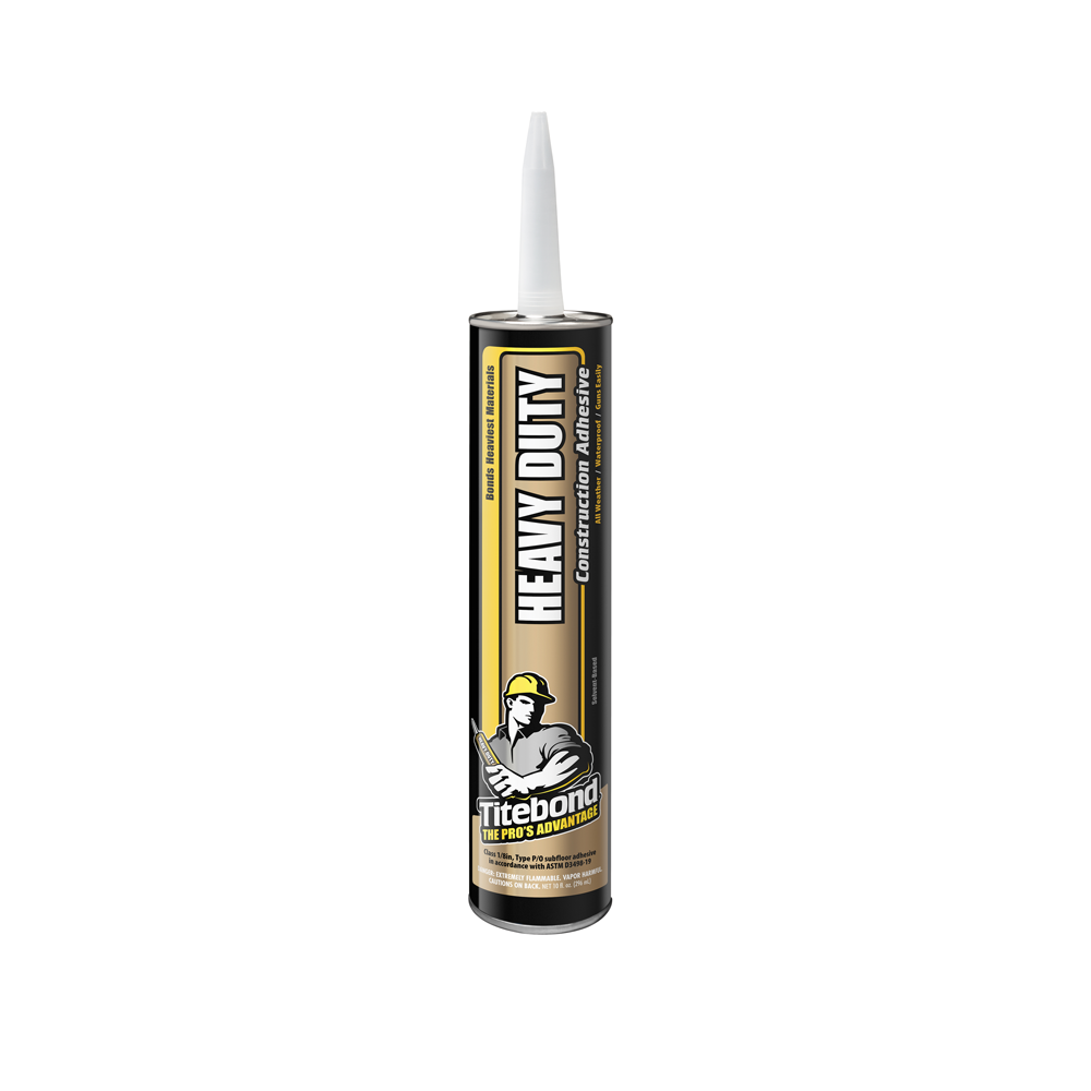 Titebond Heavy-Duty Construction Adhesive, Light Tan, 10 oz Cartridge - Main Image