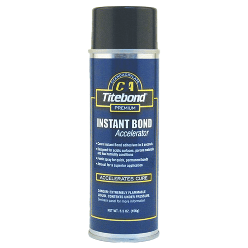 Titebond Instant Bond Activator Wood Glue, Clear, 5.5 oz Bottle - Main Image