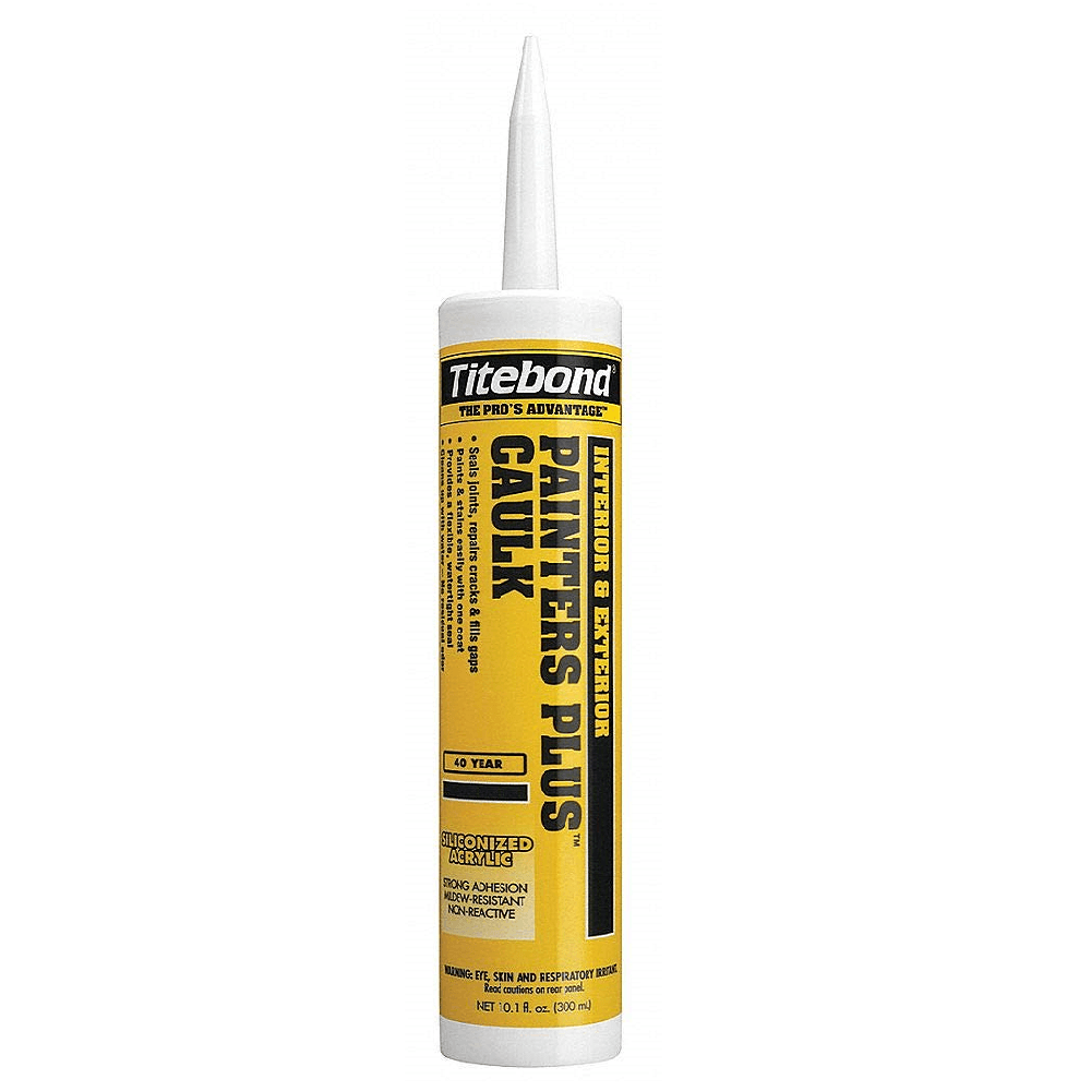 Titebond Painters Plus Caulk, 10.3 oz Cartridge, Clear - Main Image