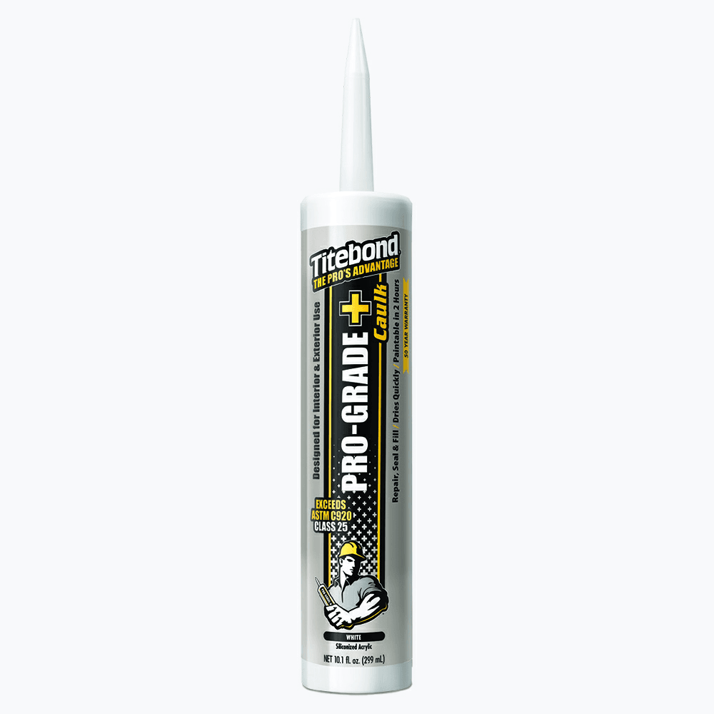 Titebond Pro-Grade Plus Caulk, 10.1 oz Cartridge, Antique White - Alt Image 1