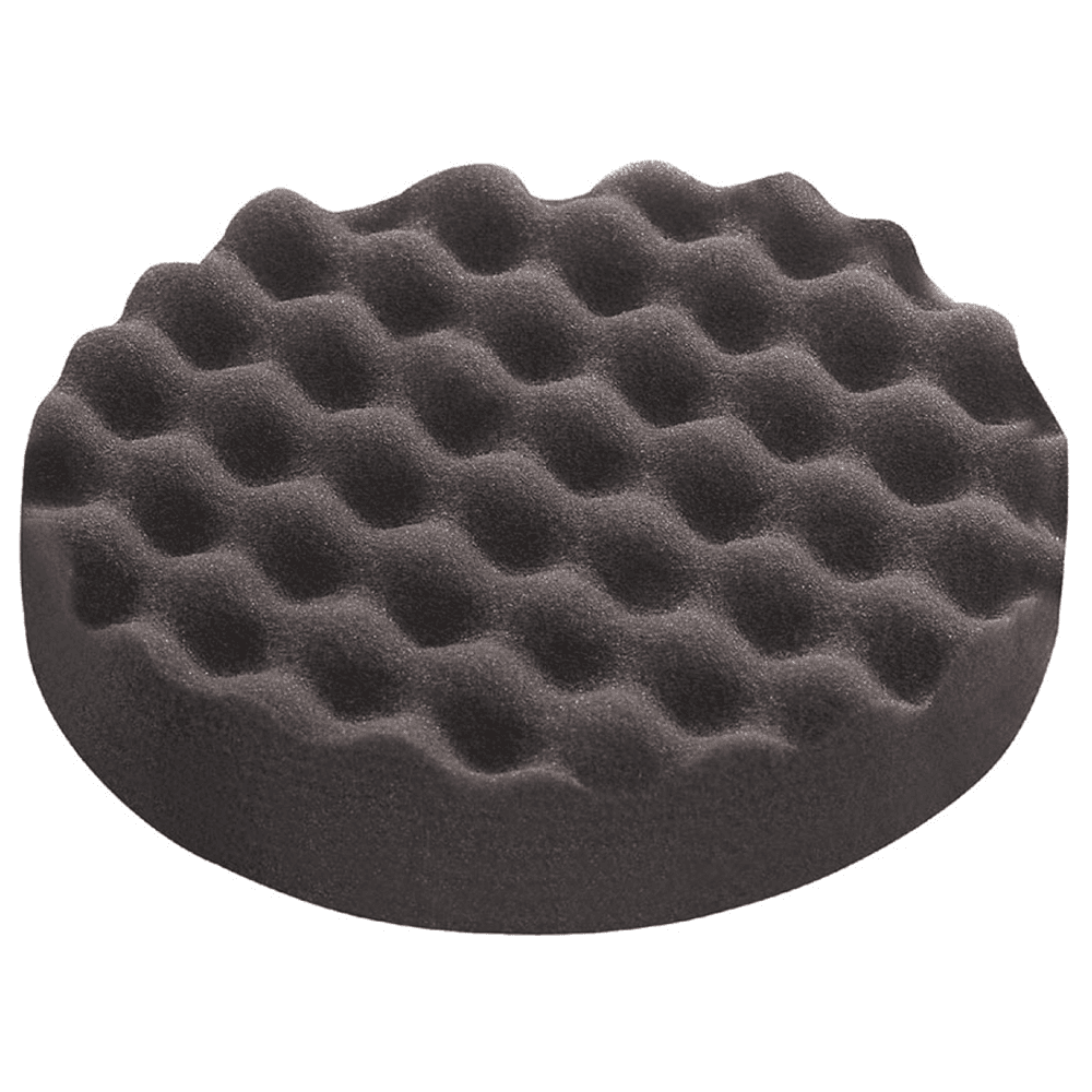 Extra-Fine Grit Waffle Sanding Sponge, Black 6" x 6" x 1-1/5" (1 Pack) - Main Image