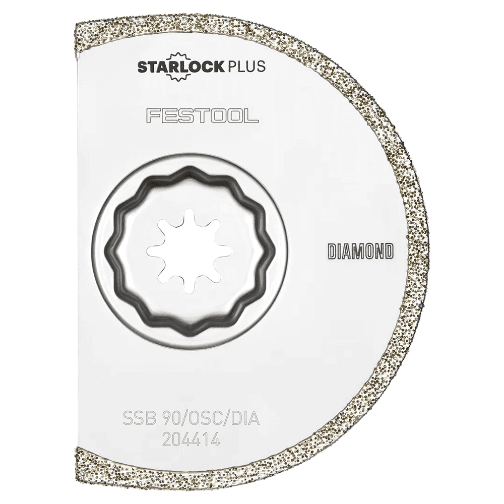 90mm Starlock Plus Oscillating Multitool Diamond Saw Blade Main - Image