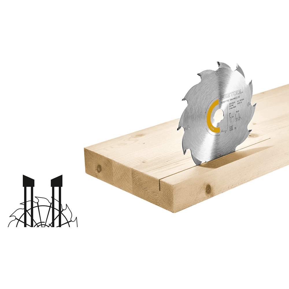 6-19/64" x 12 Teeth Saw Blade for Wood Rip Cut Main - Image