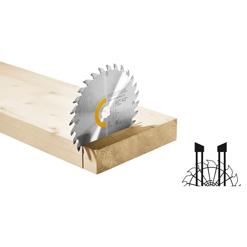 6-19/64" x 28 Teeth Saw Blade for Wood Universal Main - Image