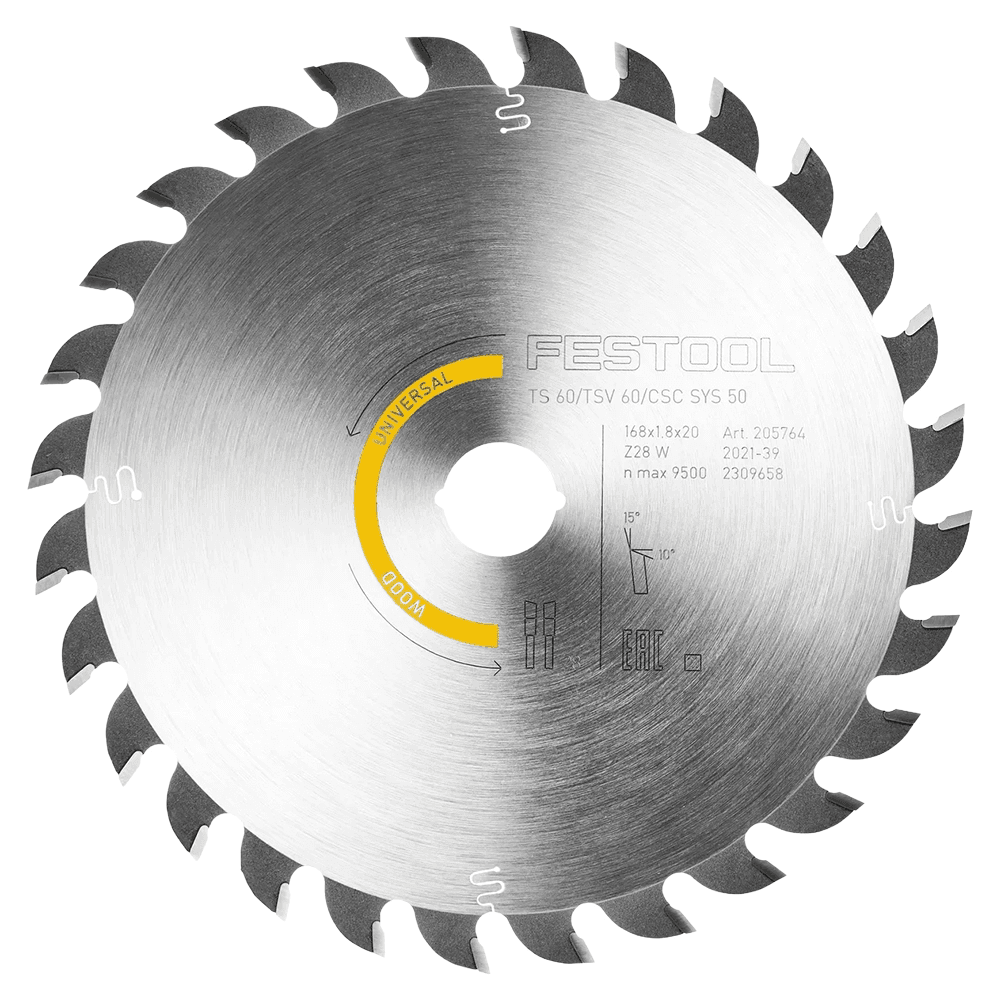 6-39/64" x 28 Saw Blade for Wood Universel Main - Image