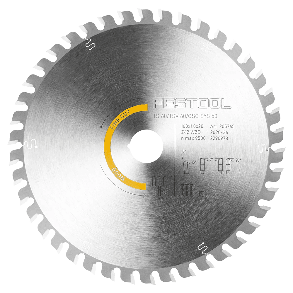 6-39/64" x 42 Saw Blade for Wood Fine Cut Main - Image