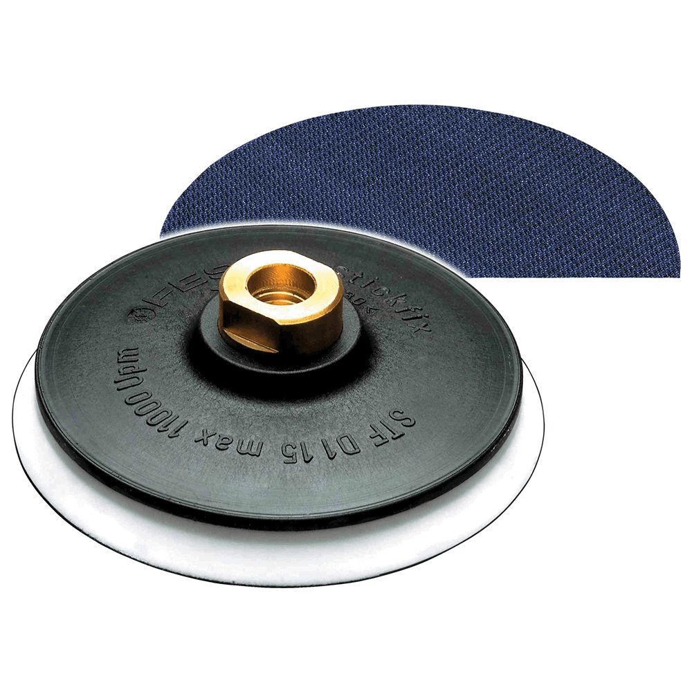 115mm Hook and Loop StickFix Sanding Backing Pad for RAS 115, Soft - Alt Image 1