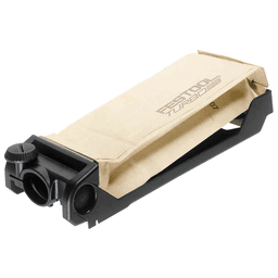 Festool RS2 E Half Sheet Sander Dust Bag Set - 5 Replacement Bags and Plastic Holder for Turbo Dust Extraction