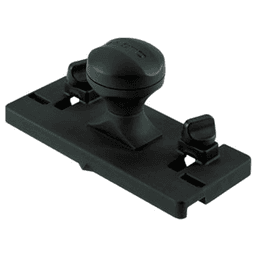 Close-up of Festool replacement guide stop for OF 1010 router with FS guide rail system